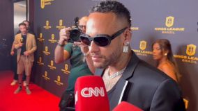 Neymar na cerimônia de draft da Kings League
