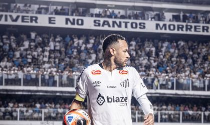 Neymar em reestreia pelo Santos