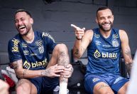 Veja imagens do 1º treino de Neymar no Santos