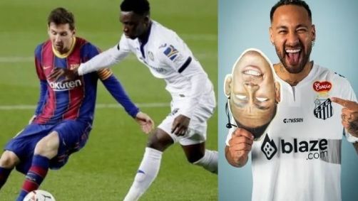 Neymar vai estrear pelo Santos em partida contra o Botafogo-SP; Adversário, Sabit Abdulai, já marcou Messi em LaLiga