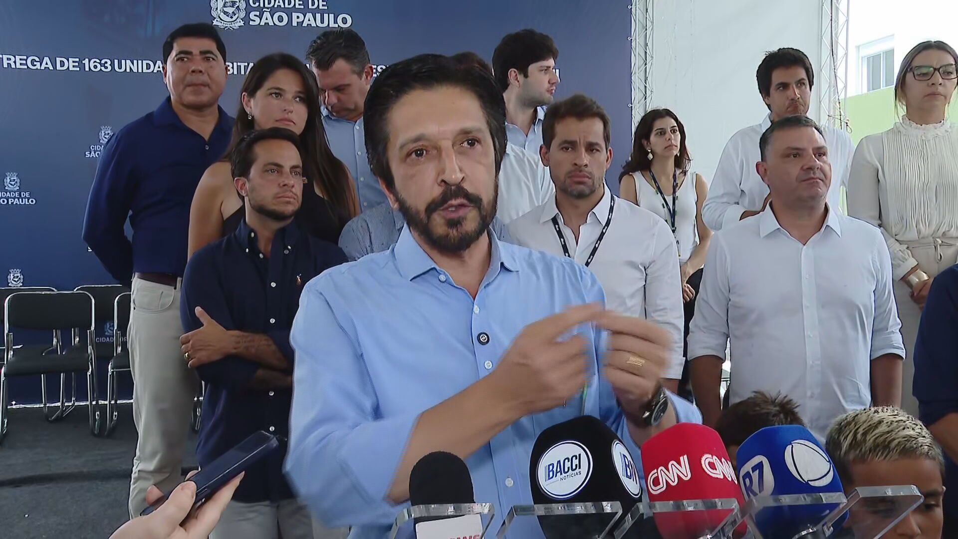 O prefeito da cidade de São Paulo, Ricardo Nunes