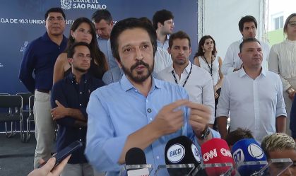 O prefeito da cidade de São Paulo, Ricardo Nunes