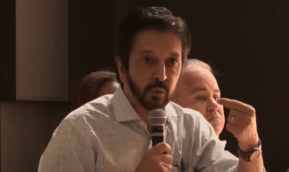 O prefeito de São Paulo, Ricardo Nunes