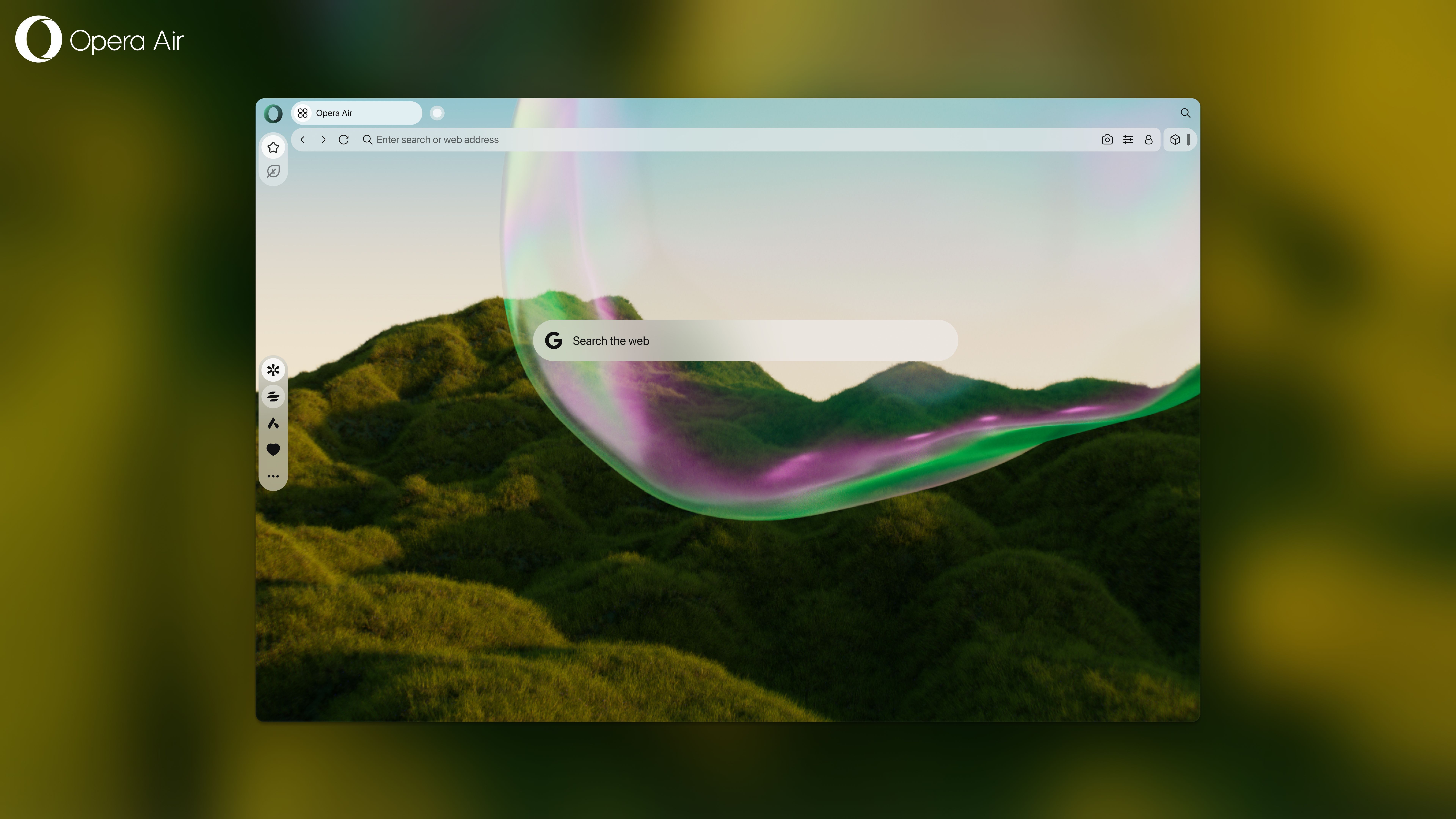 Opera Air - Browser - Straight on Full Product