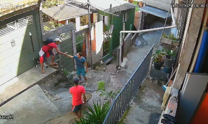 PM influencer cumprimentou assassino antes de morrer em SP; veja vídeo