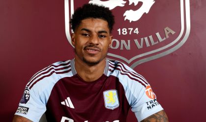Rashford foi anunciado pelo Aston Villa