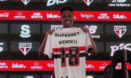 Reforço Wendell disputará posição com Enzo Díaz no São Paulo