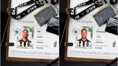Rony e Caio paulista, reforços do Galo