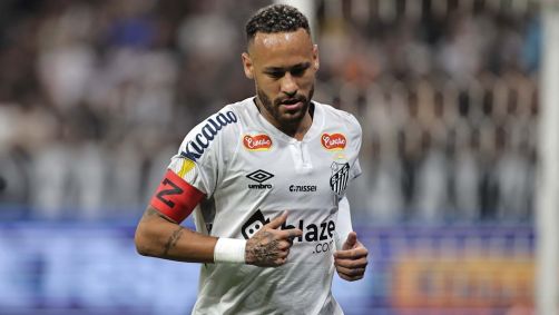 Neymar na derrota do Santos para o Corinthians pelo Paulistão