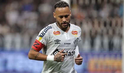 Neymar na derrota do Santos para o Corinthians pelo Paulistão