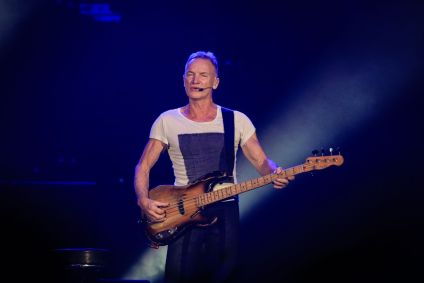 Sting se apresentando no Rio de Janeiro