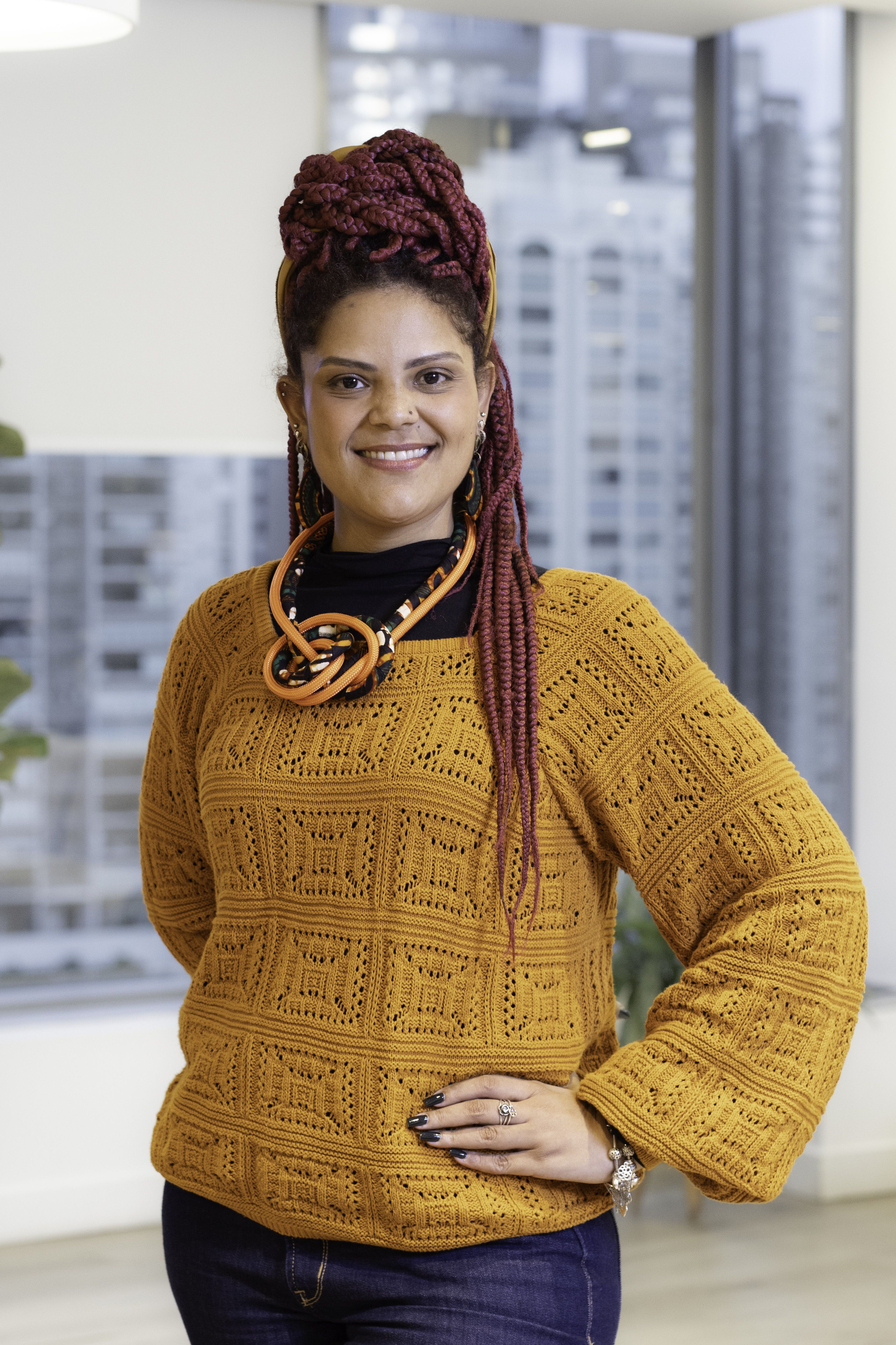 Suellen foi nomeada uma das pessoas afrodescendentes mais influentes pelo MIPAD em 2023 e figura na lista INvolve EMPOWER Future Leader Role Model List 2024 • MSD/Divulgação