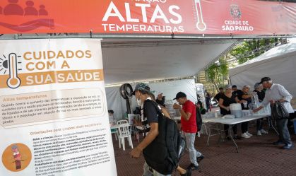 Onda de calor: Veja onde estão tendas montadas pela prefeitura em SP
