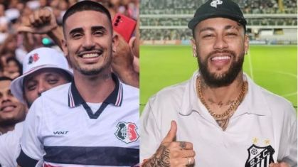 Thiago Galhardo cita Neymar ao contar sobre sua chegada ao Santa Cruz
