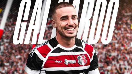 Anúncio do atacante Thiago Galhardo no Santa Cruz