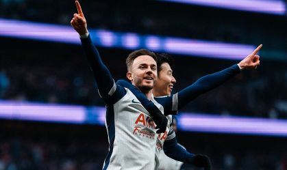 Gol de James Maddison foi o único da partida entre Tottenham e Manchester United