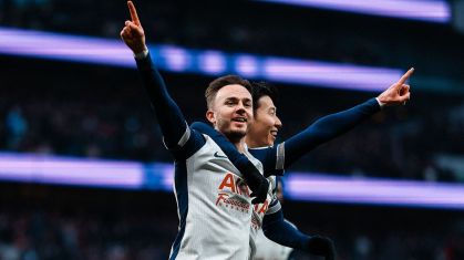 Gol de James Maddison foi o único da partida entre Tottenham e Manchester United