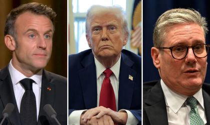Trump Starmer e Macron