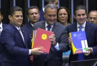 Alcolumbre e Hugo abrem trabalhos do Legislativo nesta segunda (3)