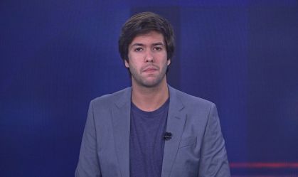 Caio Coppolla durante O Grande Debate