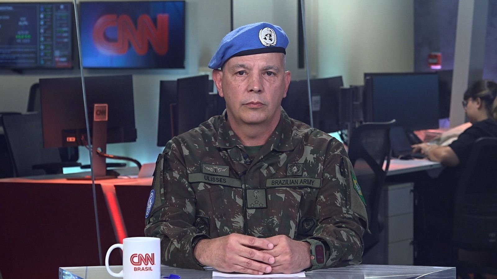 General Ulisses de Mesquita Gomes em entrevista à CNN