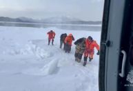 Rússia resgata 139 pescadores presos em bloco de gelo no Pacífico