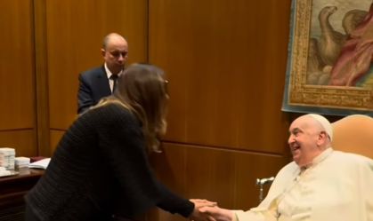 Janja e Papa Francisco