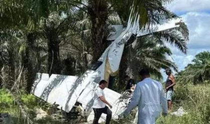 Imagem de destaque do post: Avião de pequeno porte cai no interior do Pará