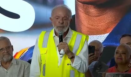 O presidente da República, Luiz Inácio Lula da Silva