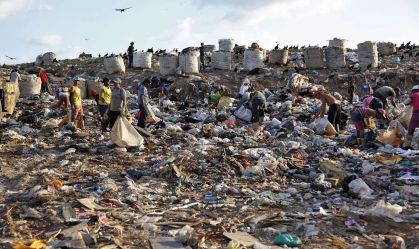 Aterro sanitário em Ananindeua, na região metropolitana de Belém (PA)