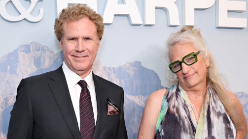 Will Ferrell e Harper Steele participaram da exibição de Will & Harper da Netflix no Paris Theater em 24 de setembro de 2024, em Nova York