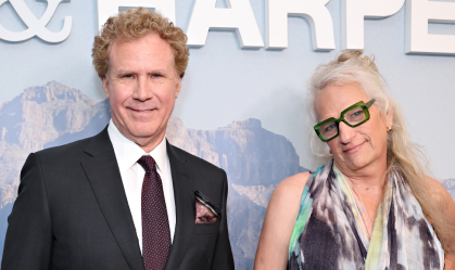 Will Ferrell e Harper Steele participaram da exibição de Will & Harper da Netflix no Paris Theater em 24 de setembro de 2024, em Nova York