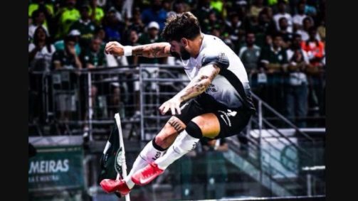 Yuri Alberto foi o autor do gol do Corinthians diante do Palmeiras no Allianz Parque