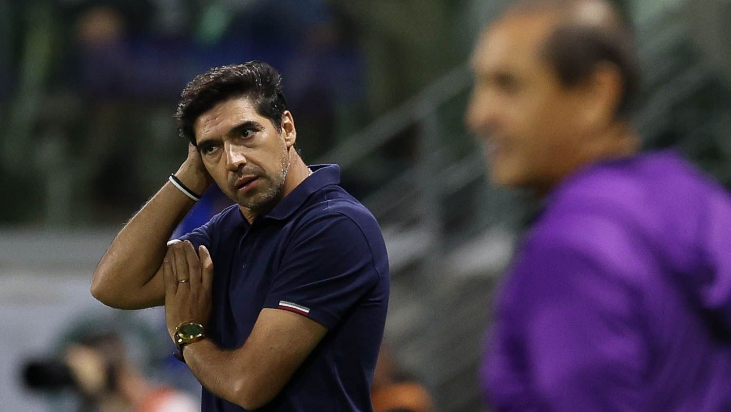 Abel Ferreira reclamou da arbitragem do jogo entre Palmeiras e Corinthians