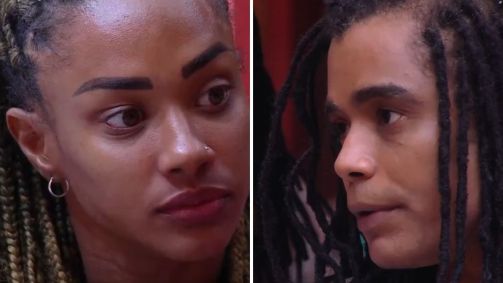 Aline e Diogo Almeida vivem um affair no BBB 25