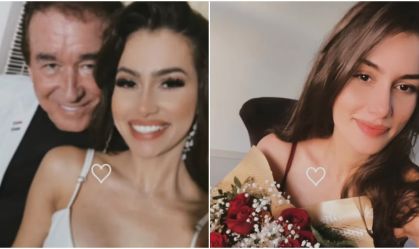 Amado Batista comemora 23 anos da namorada; veja vídeo
