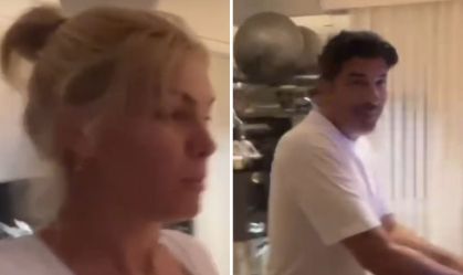 Ana Hickmann mostra treino com Edu Guedes na madrugada