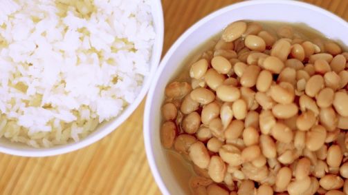 Arroz e feijão