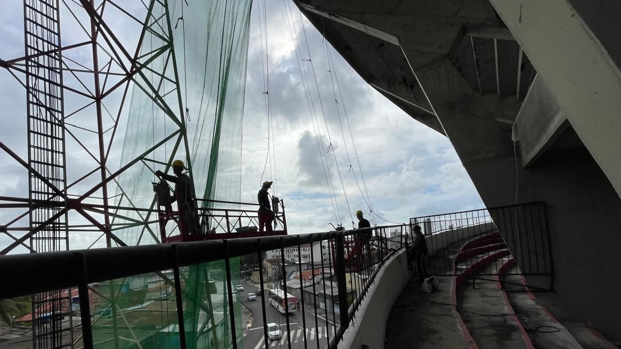 Obras no Estádio do Arruda são bancadas pela SAF do Santa Cruz