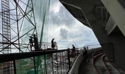 Obras no Estádio do Arruda são bancadas pela SAF do Santa Cruz