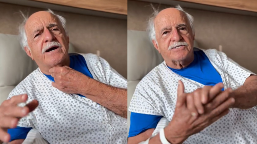 Ator explicou que aproveitou a visita ao centro médico para fazer um check-up, recomendando a ação para seus seguidores