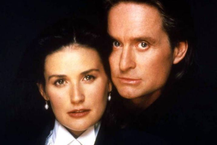 Demi Moore no filme "Assédio Sexual" • Divulgação