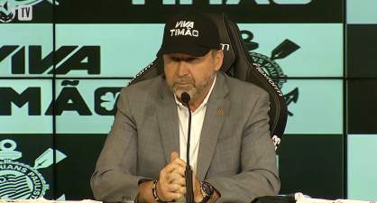 Augusto Melo, presidente do Corinthians