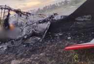 BA: passageiro morre após avião de pequeno porte cair e explodir