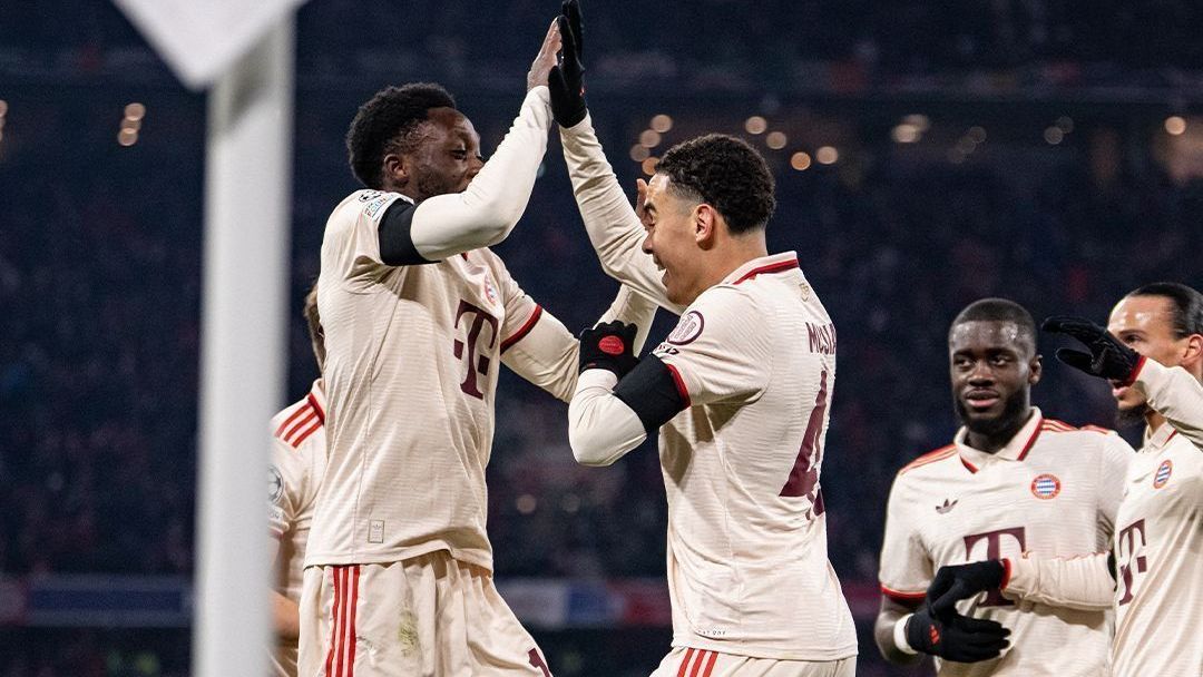 Bayern em sua última partida contra o Celtic