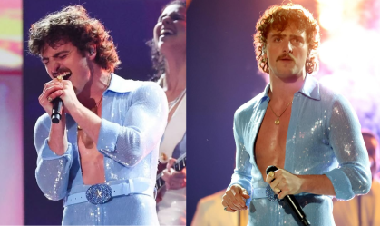 Benson Boone se apresentou no palco durante o 67º Prêmio Grammy Anual neste domingo (3)