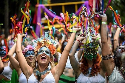Bloco de carnaval em São Paulo