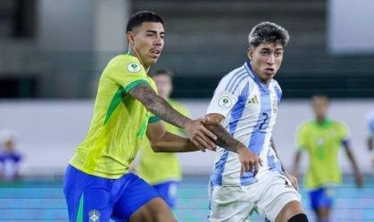 Brasil buscou empate contra a Argentina no Sul-Americano Sub-20