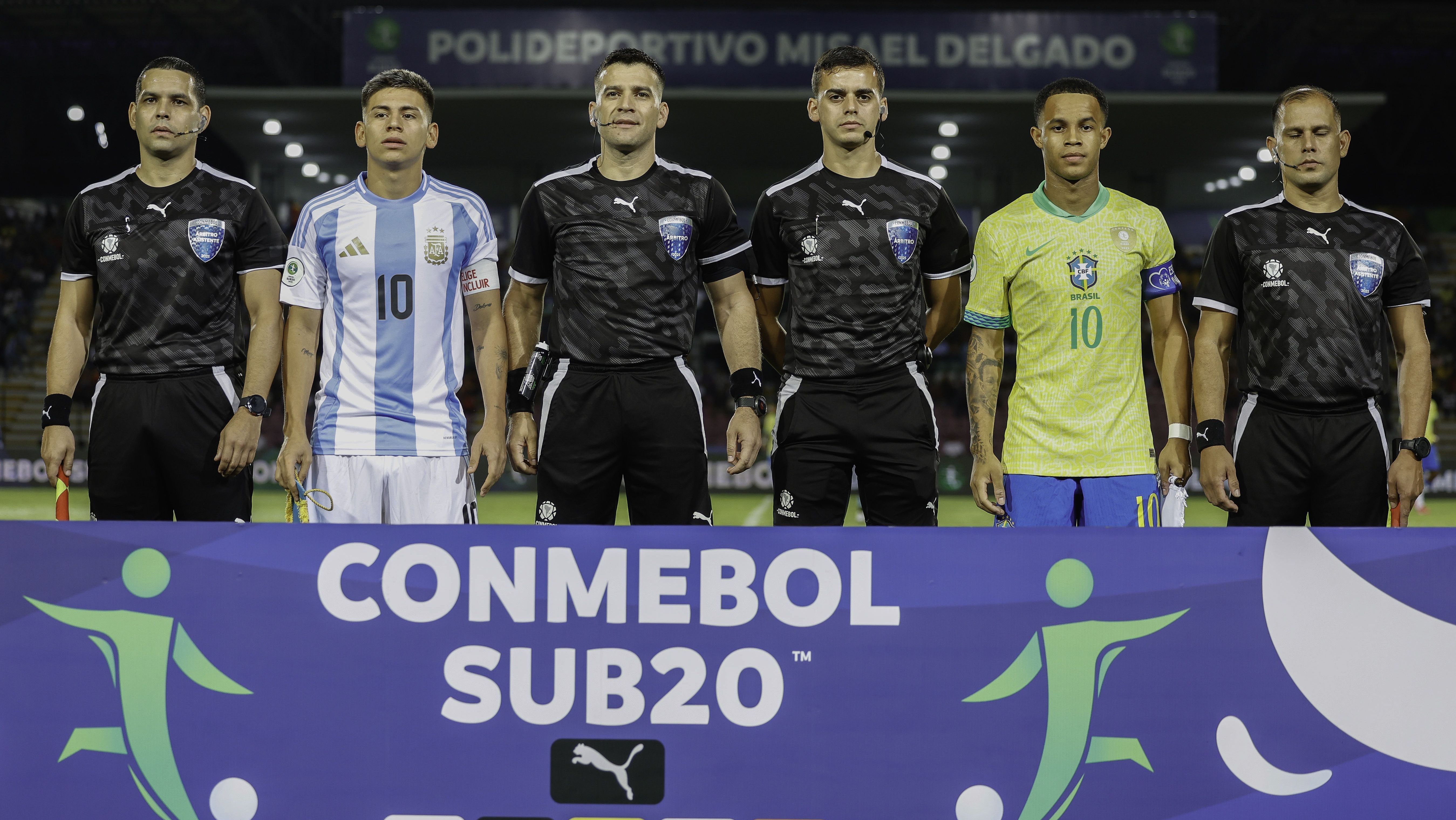 Brasil e Argentina se enfrentaram na estreia do Sul-Americano Sub-20
