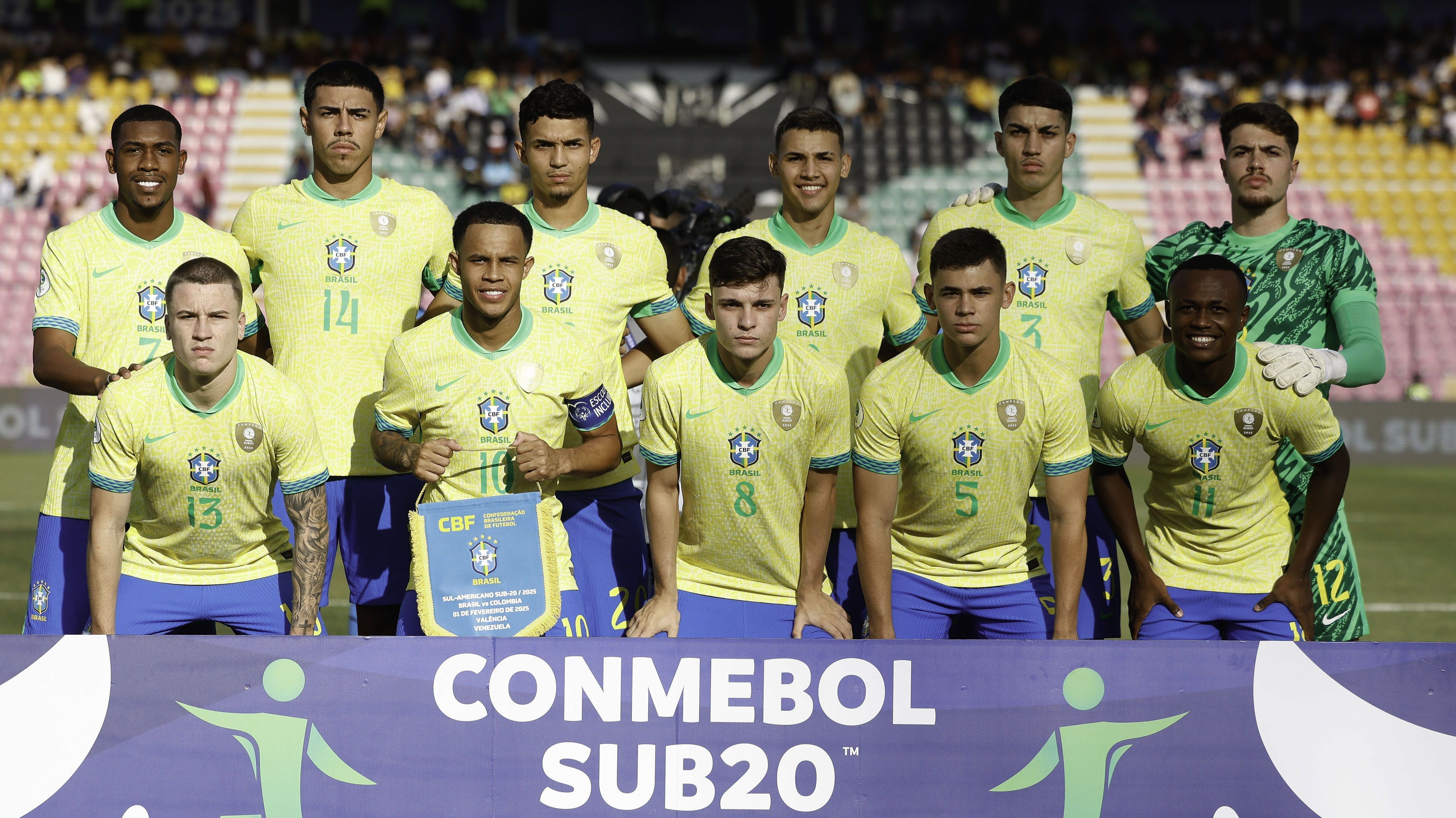 Brasil enfrentará o Uruguai nesta terça (4) pelo Sul-Americano Sub-20
